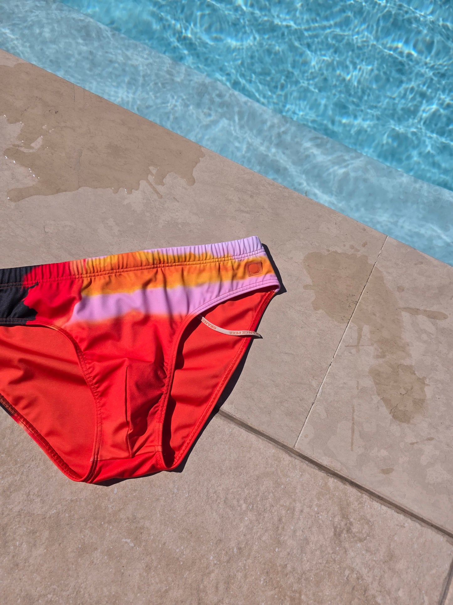 SWIM BRIEFS LIGHT FIT - FIRE SUNSET - LIMITED EDITION