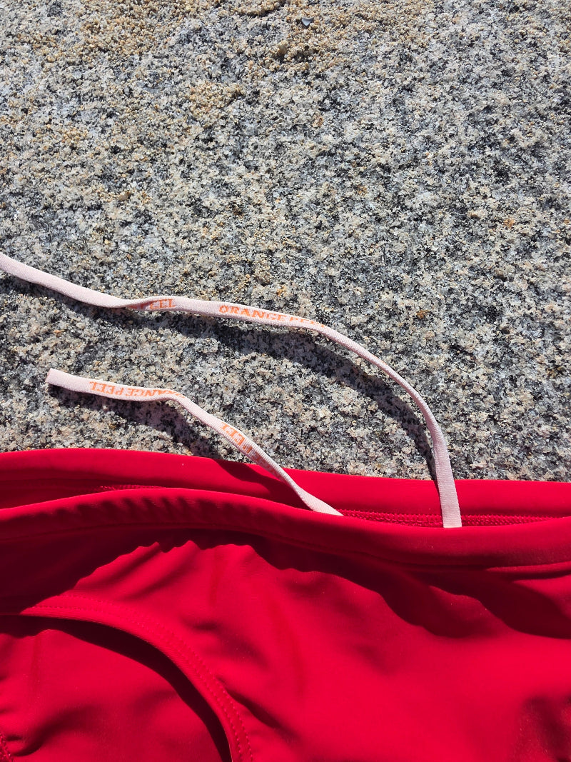 SLIM FIT SWIM BRIEF – SPICY RED