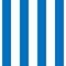 MAN SWIM BRIEFS - SLIM FIT - AZURE BLUE AND WHITE STRIPES PRINT