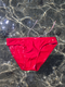 BAÑADOR BREVE PARA HOMBRE - AJUSTE AJUSTADO - ROJO PICANTE