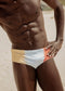 CLASSIC FIT SWIM BRIEF – EARTH TONES TIE-DYE