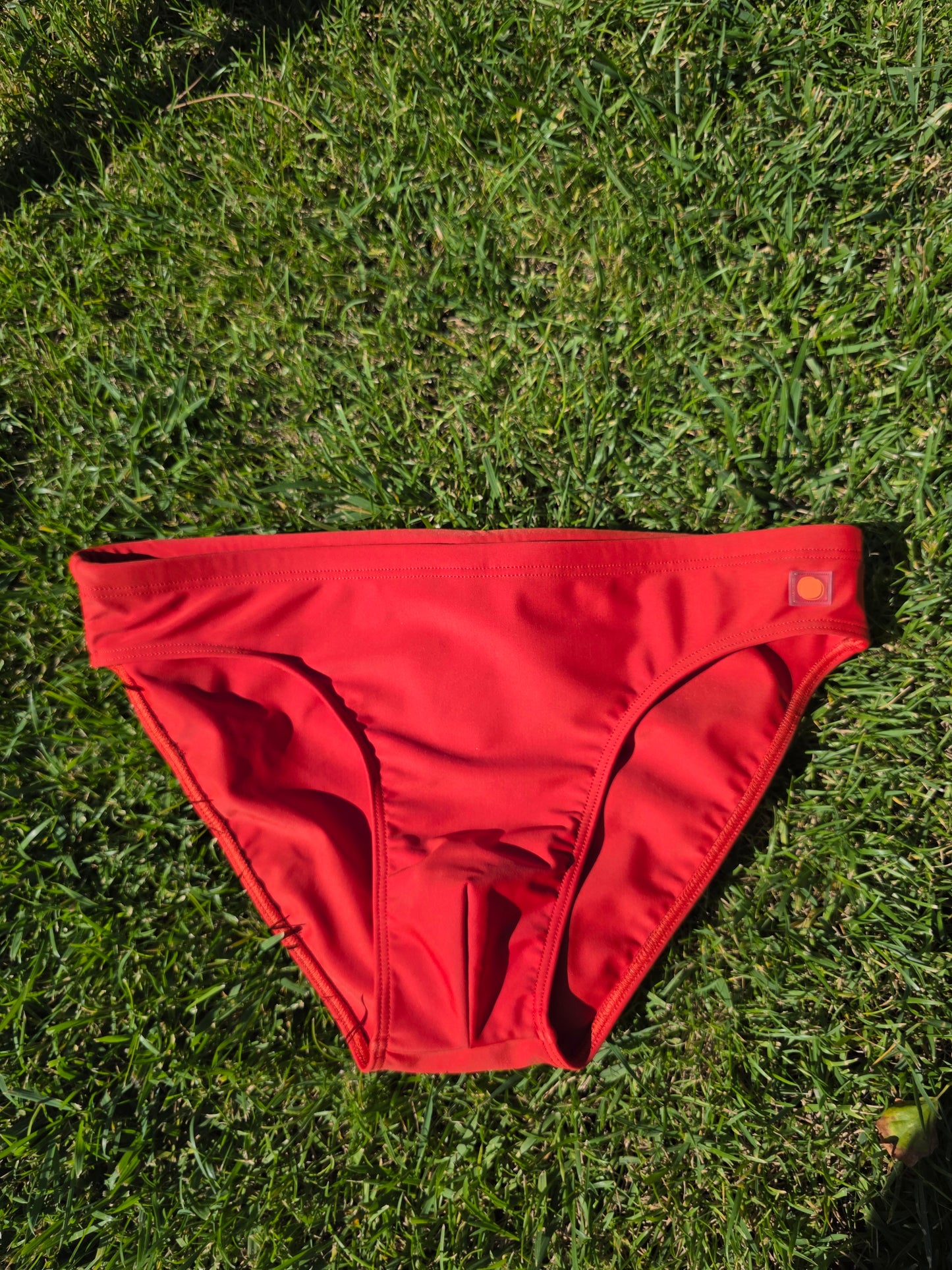 SWIM BRIEFS SLIM FIT - BURNT RED