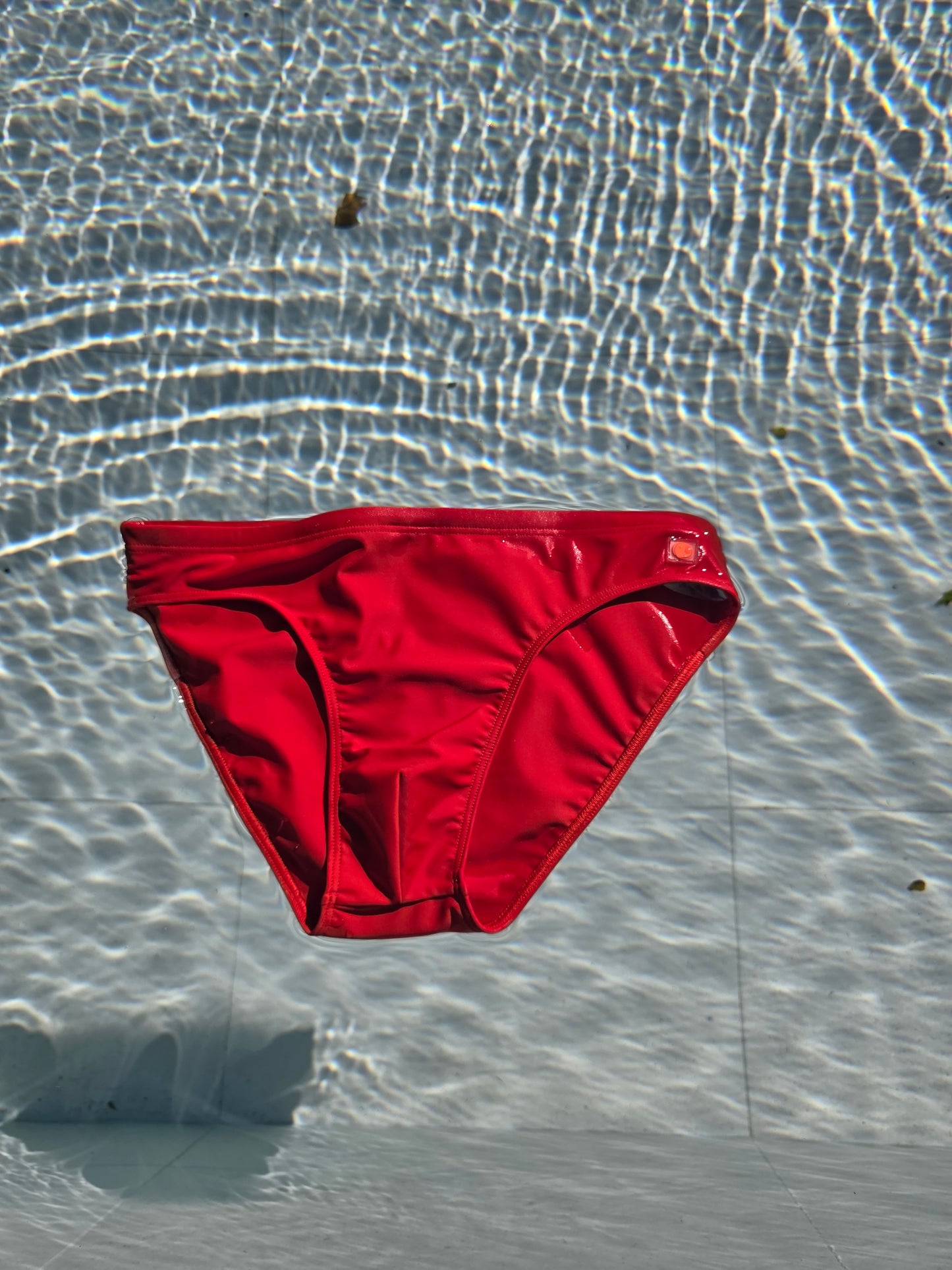 SWIM BRIEFS SLIM FIT - BURNT RED