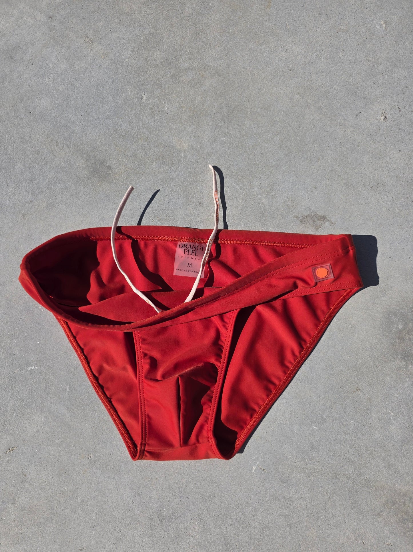 SWIM BRIEFS SLIM FIT - BURNT RED